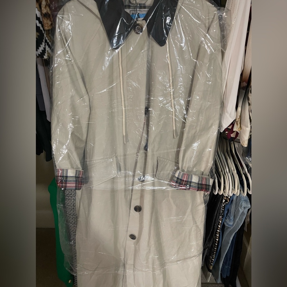 Barbour The Edit by Alexa Natalie waterproof trench coat  size XS UK 8 USA 4